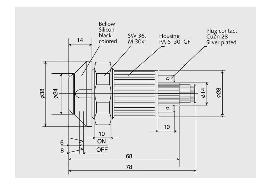 Switches > Push Button Switches - Horn Switch - Auto Electric Supplies
