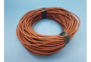 50m Braided 8.75A cable - Brown